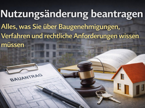 Nutzungsänderung beantragen