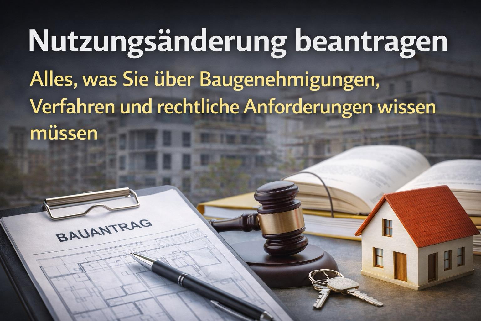 Nutzungsänderung beantragen