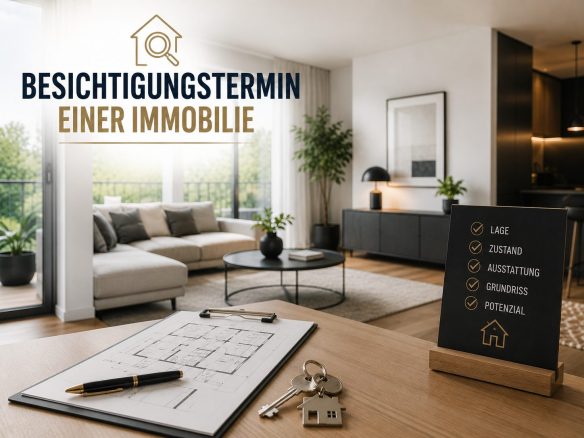 Besichtigungstermin einer Immobilie