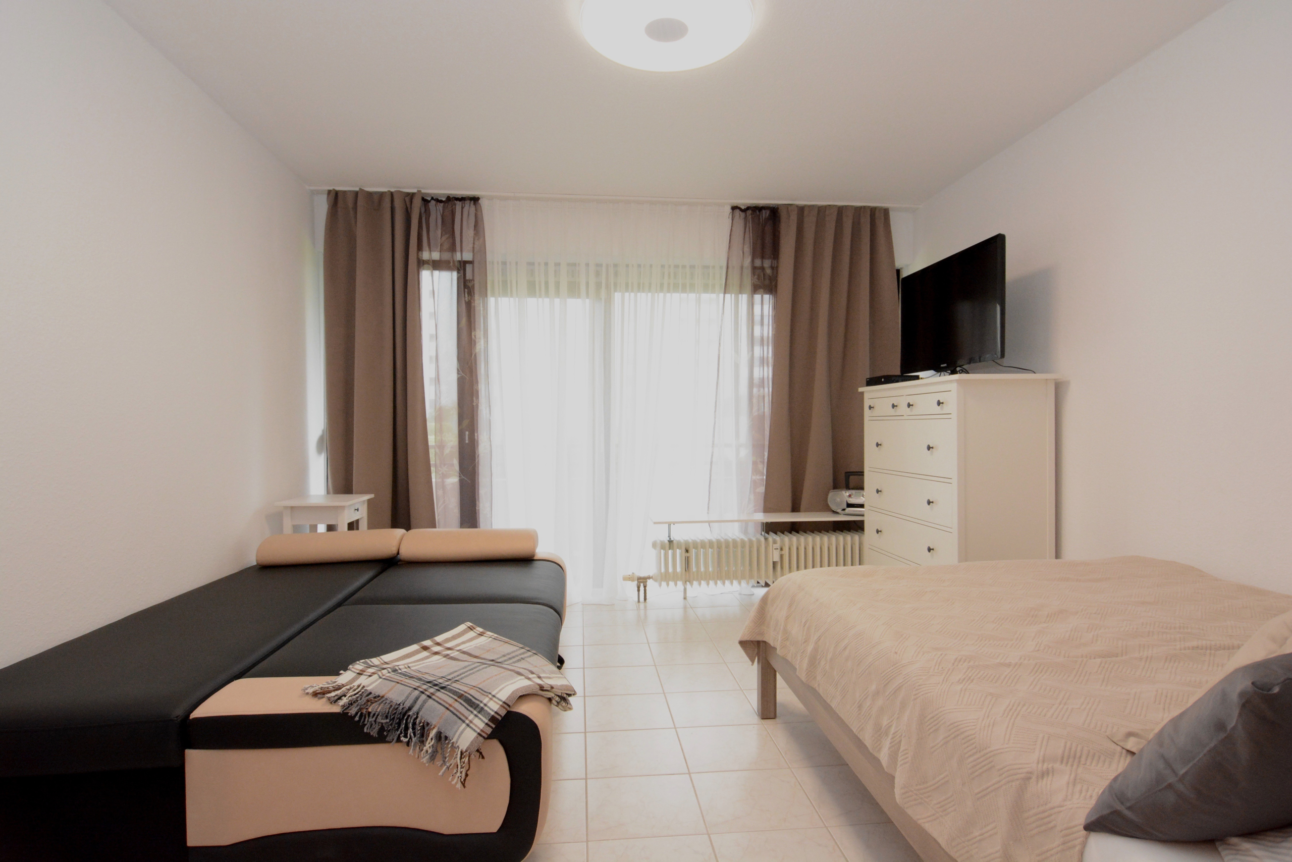 Möblierte 1-Zimmer-Wohnung in Wiesbaden.