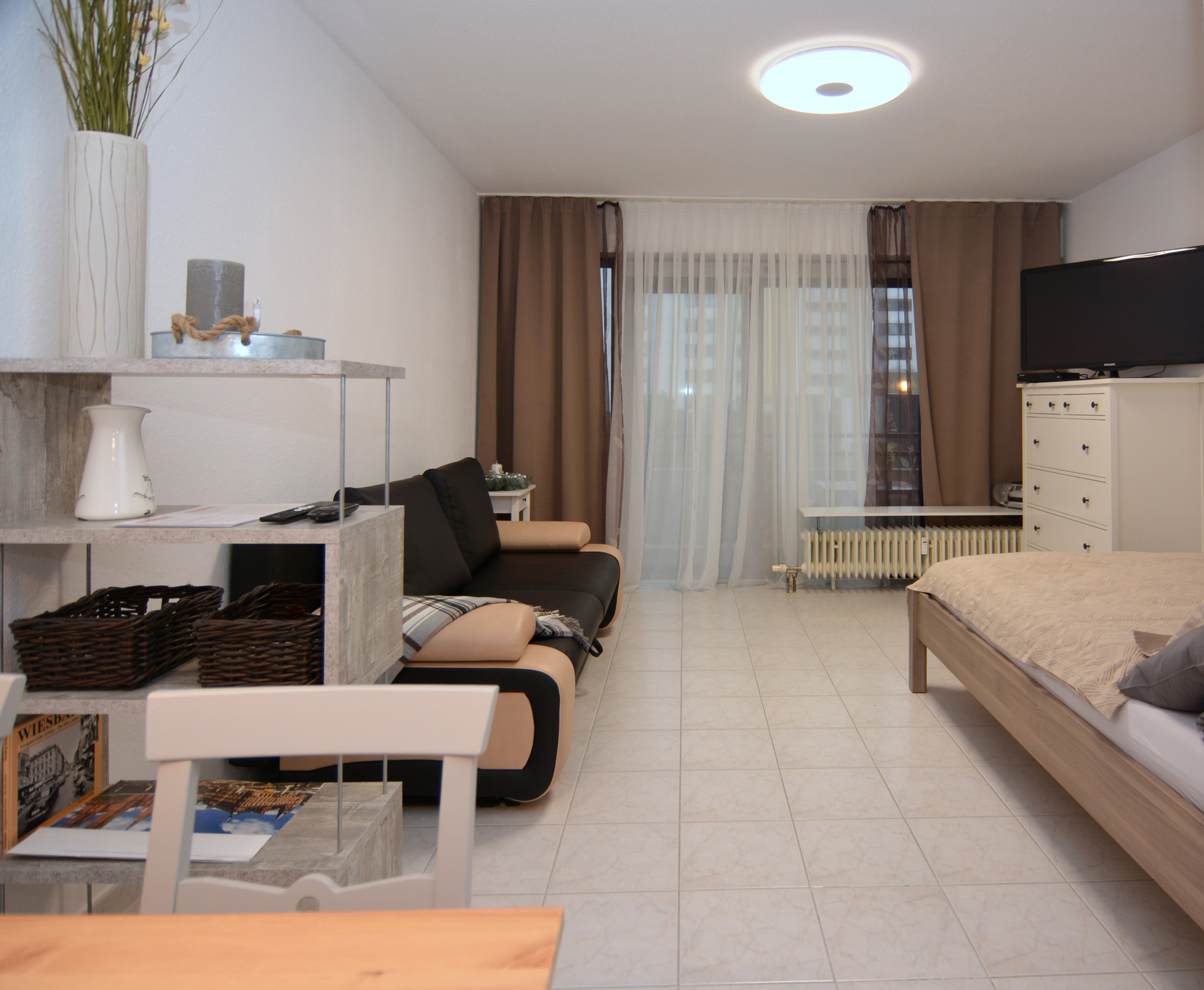 Möblierte 1-Zimmer-Wohnung in Wiesbaden.