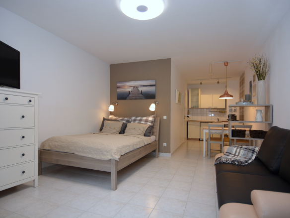 Möblierte 1-Zimmer-Wohnung in Wiesbaden.